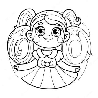 Halaman Mewarnai Cindy Lou Who Bernyanyi 106441-43817