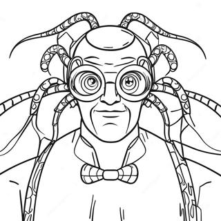 Doc Ock Halaman Mewarnai