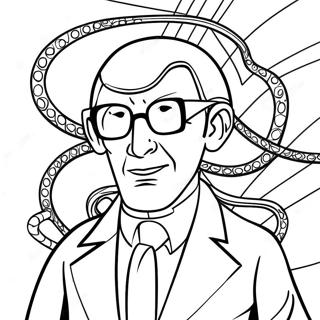 Halaman Mewarnai Penjahat Doc Ock 106952-44217