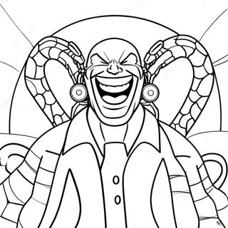 Halaman Mewarnai Doc Ock Tertawa Jahat 106953-44222