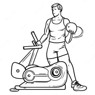 Halaman Mewarnai Olahraga 107383-44551