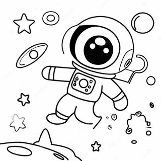 Halaman Mewarnai Petualangan Luar Angkasa Rabu Konyol 107413-44587