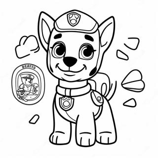 Halaman Mewarnai Zuma Paw Patrol Yang Petualang 107512-44653