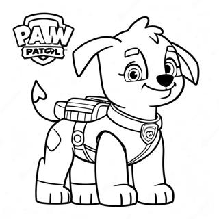 Halaman Mewarnai Zuma Paw Patrol Yang Petualang 107512-44654