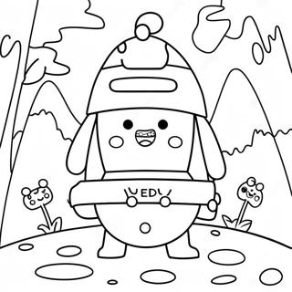 Halaman Mewarnai Petualangan Hey Duggee 107564-44696