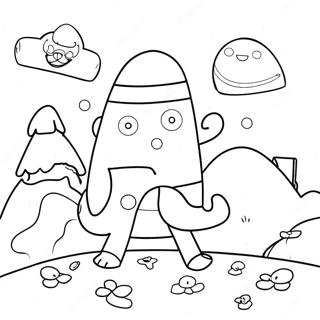 Halaman Mewarnai Aktivitas Seru Hey Duggee 107565-44698