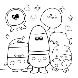 Halaman Mewarnai Hey Duggee Dan Teman Teman 107566-44701