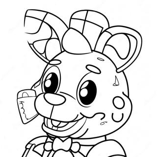 Halaman Mewarnai Mangle Fnaf 108100-45110