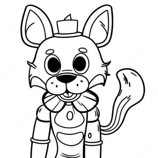 Halaman Mewarnai Mangle Fnaf Menyeramkan 108104-45126