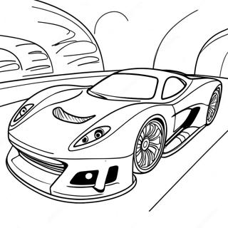 Halaman Mewarnai Desain Mobil Drift Futuristik 108286-45266