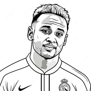 Halaman Mewarnai Neymar Psg 108436-45370