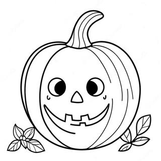 Halaman Mewarnai Labu Halloween Yang Fantastis 108721-45596