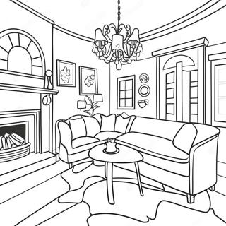 Rumah Impian Barbie Halaman Mewarnai