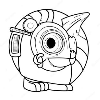 Halaman Mewarnai Turbo 109030-45895