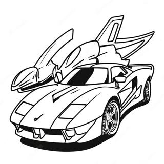 Halaman Mewarnai Mobil Turbo Cepat 109031-45899