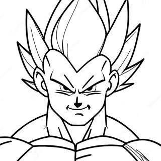 Halaman Mewarnai Vegeta Super Saiyan 110007-46657