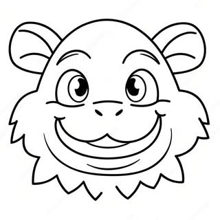 Halaman Mewarnai Wajah Tersenyum Sukuna 110216 46830