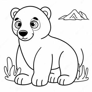 Halaman Mewarnai Hewan Lucu Alaska 110240-46841