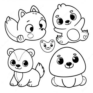 Halaman Mewarnai Hewan Lucu Alaska 110240-46844