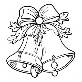 Halaman Mewarnai Lonceng Natal Vintage 110499 47042