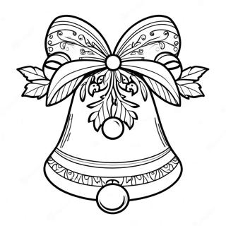 Halaman Mewarnai Lonceng Natal Vintage 110499 47044