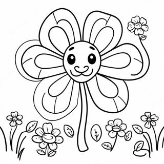 Halaman Mewarnai Semanggi 4 H Yang Imut 110650-47160