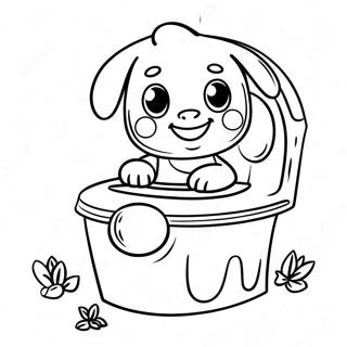 Halaman Mewarnai Anak Bahagia Latihan Toilet 110728 47228