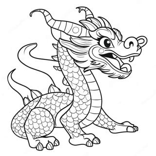 Halaman Mewarnai Naga Tahun Baru Cina Yang Cerah 110936 47392