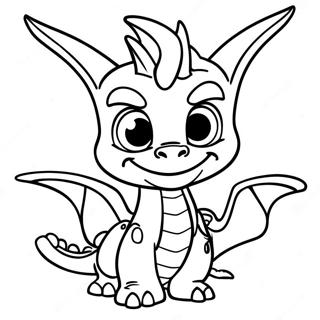 Halaman Mewarnai Spyro Si Naga Skylanders 111088-47521