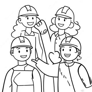 Halaman Mewarnai Kerja Tim Dan Persahabatan 111295-47685