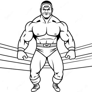 Halaman Mewarnai Masuknya Superstar Wwe Yang Dinamis 111682 47990