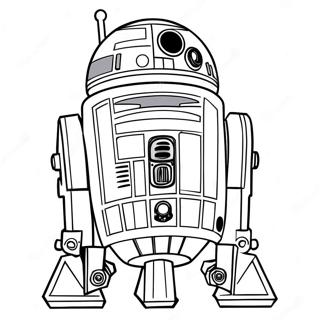 Droid Star Wars Halaman Mewarnai