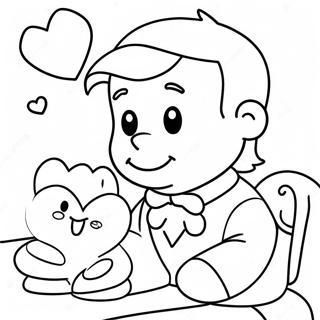 Halaman Mewarnai Ayah Selamat Hari Valentine Yang Manis 112397-48552