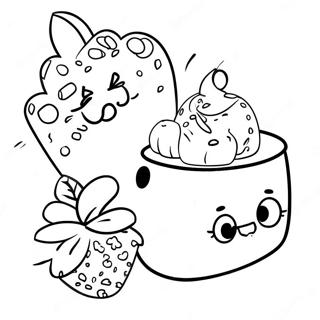 Halaman Mewarnai Shopkins Seru Dengan Aksesori 11258-2372