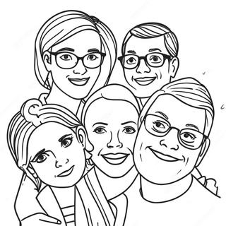 Halaman Mewarnai Keluarga Lgbtq Yang Beragam 112909-48945