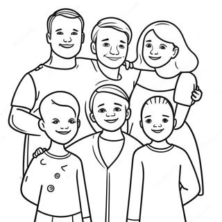 Halaman Mewarnai Keluarga Lgbtq Yang Beragam 112909-49065