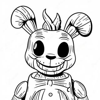 Withered Bonnie Halaman Mewarnai