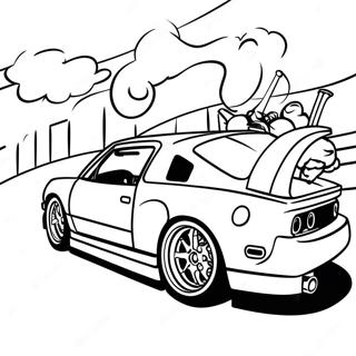 Halaman Mewarnai Adegan Balap Jdm 113092 49209