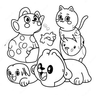 Halaman Mewarnai Karakter Pet Simulator X Yang Ceria 113167-49272