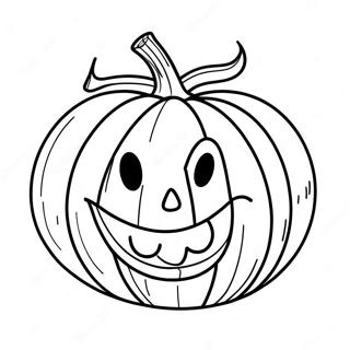 Halaman Mewarnai Jack Olantern Yang Tersenyum 113320 49383