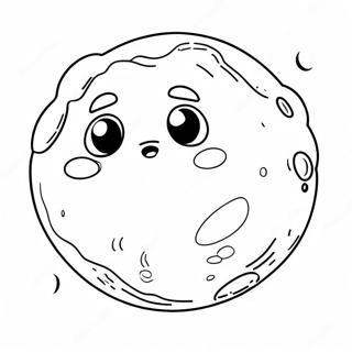 Halaman Mewarnai Bulan Gibbous Menurun 113399 49452