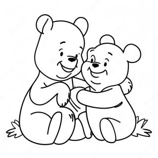 Halaman Mewarnai Winnie The Pooh Klasik 113474-49498