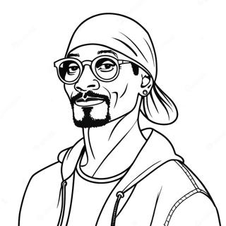 Snoop Dogg Halaman Mewarnai