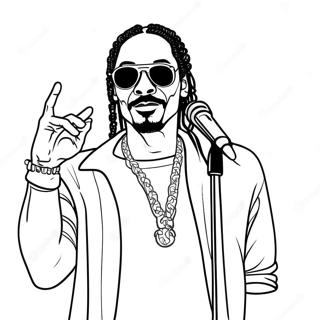 Snoop Dogg Halaman Mewarnai