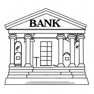 Halaman Mewarnai Bank 113705-49680