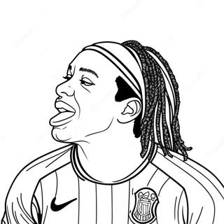 Ronaldinho Halaman Mewarnai