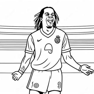 Halaman Mewarnai Ronaldinho Merayakan Gol 113888-49825