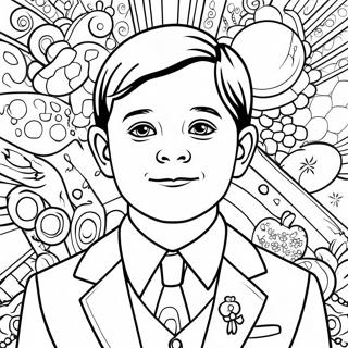 Halaman Mewarnai Anak Laki Laki Komuni Dalam Setelan 113915 49852