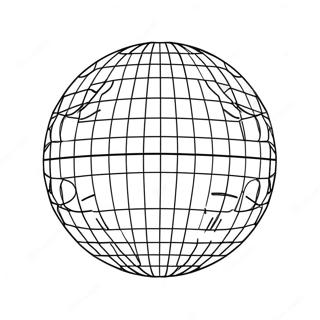 Halaman Mewarnai Bola Disco Yang Berwarna Warni 114324 50168