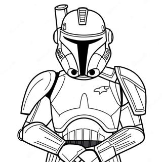 Halaman Mewarnai Arc Trooper Clone Trooper 114527-50320